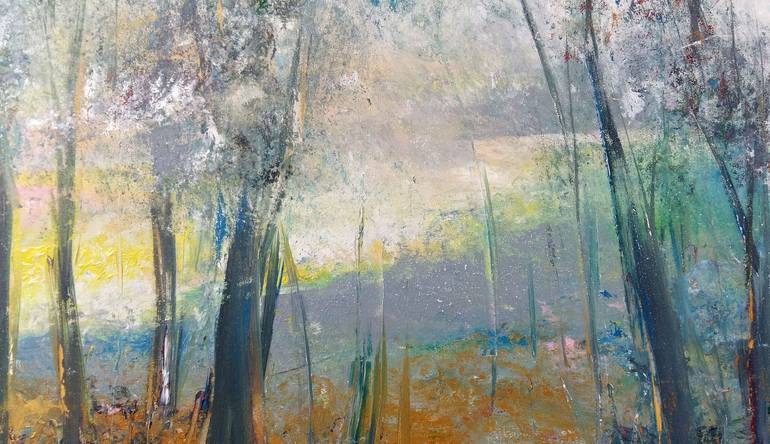 Original Abstract Landscape Painting by Abbie Bey