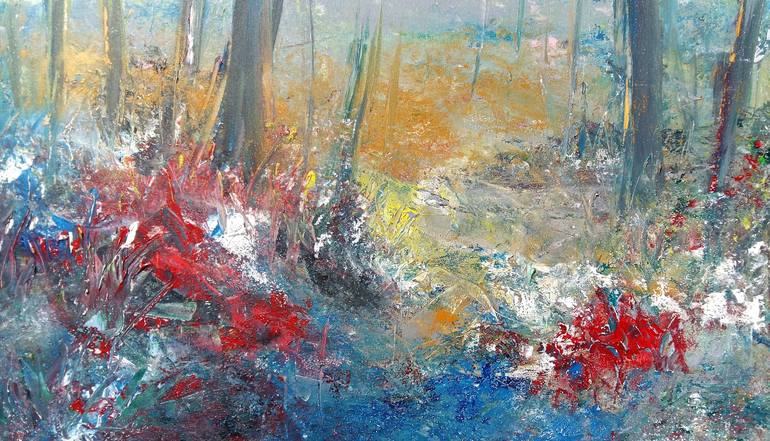 Original Abstract Landscape Painting by Abbie Bey