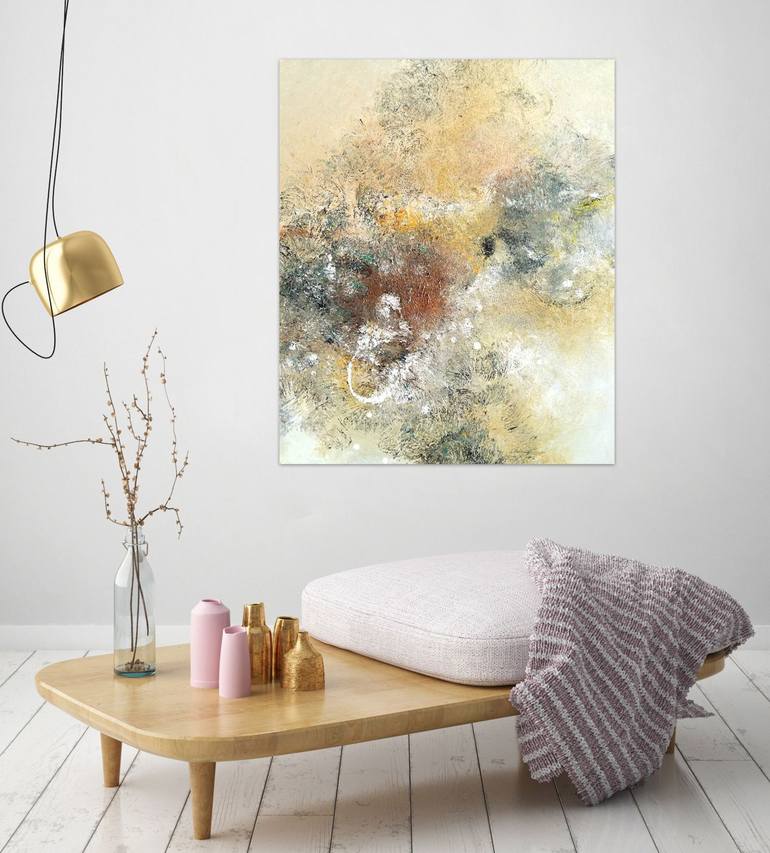 Original Abstract Expressionism Abstract Painting by Abbie Bey