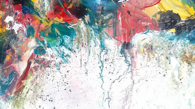 Original Abstract Expressionism Abstract Painting by Abbie Bey