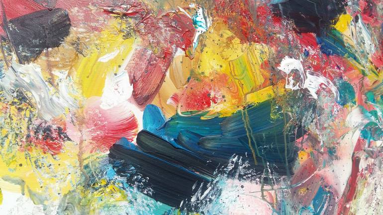 Original Abstract Expressionism Abstract Painting by Abbie Bey