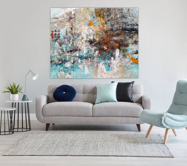Original Abstract Painting by Abbie Bey