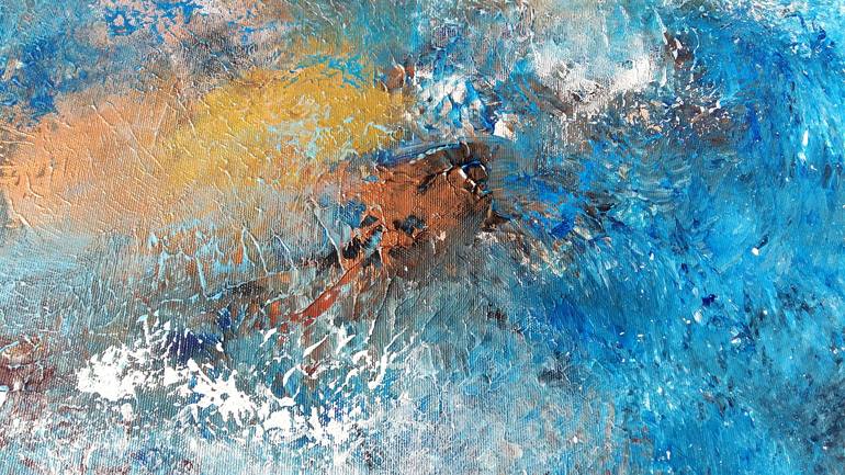 Original Abstract Expressionism Abstract Painting by Abbie Bey