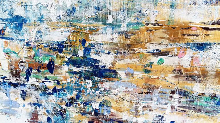 Original Abstract Expressionism Abstract Painting by Abbie Bey