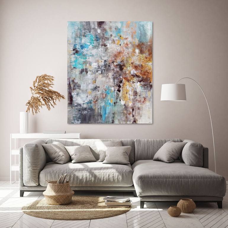 Original Abstract Expressionism Abstract Painting by Abbie Bey