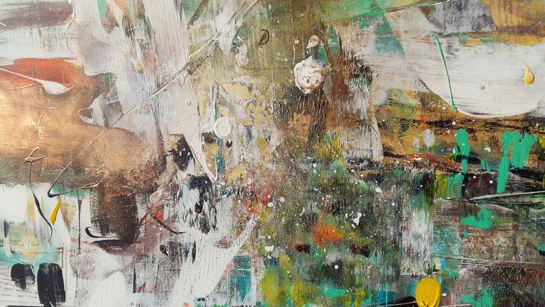 Original Abstract Expressionism Abstract Painting by Abbie Bey