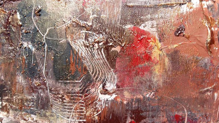 Original Abstract Expressionism Abstract Painting by Abbie Bey