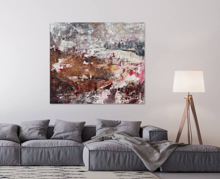 Original Abstract Expressionism Abstract Painting by Abbie Bey