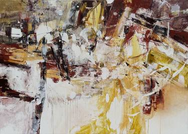 Original Abstract Expressionism Abstract Paintings by Abbie Bey