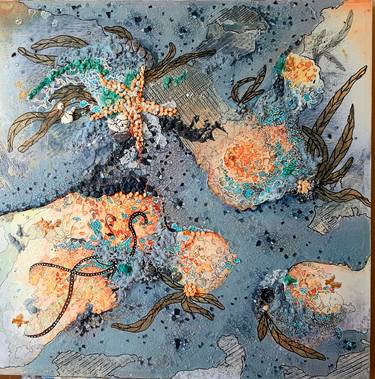 Print of Abstract Expressionism Seascape Paintings by Kunka Andonova Yonova