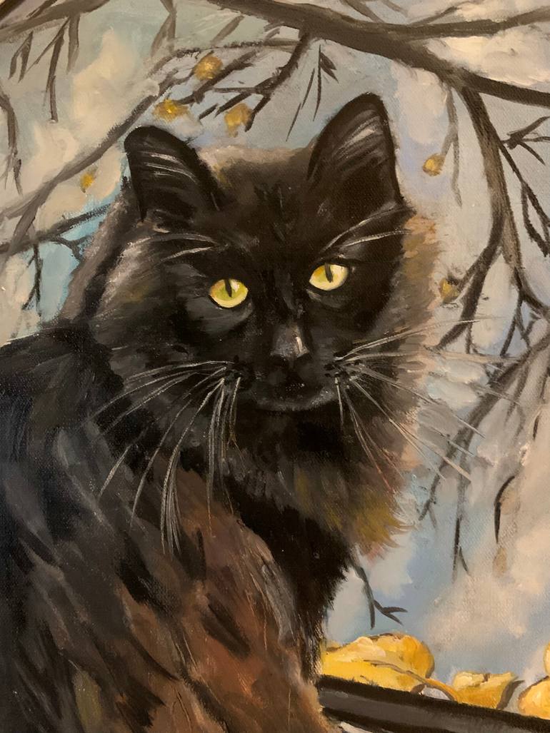 Original Realism Animal Painting by Anastasiya Kharchenko