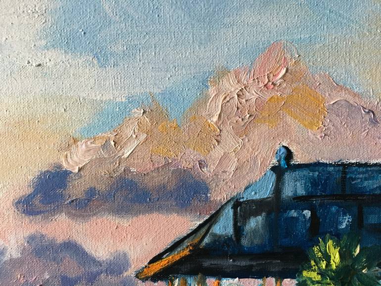 Original Impressionism Beach Painting by Anastasiya Kharchenko