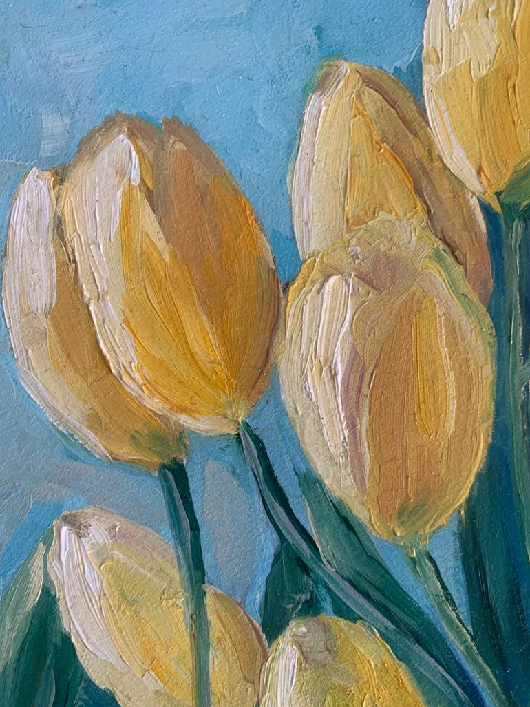 Original Figurative Botanic Painting by Anastasiya Kharchenko