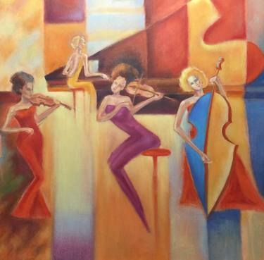 Print of Modern Music Paintings by Inna Tchernych