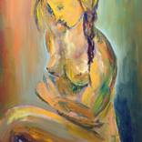 Sensibilité féminine Painting by Inna Tchernych | Saatchi Art