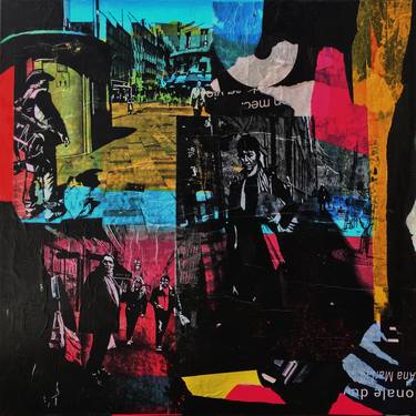Print of Expressionism Popular culture Collage by Alain Cabot