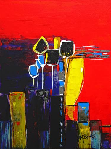 Original Abstract Paintings by Maggie Bernet