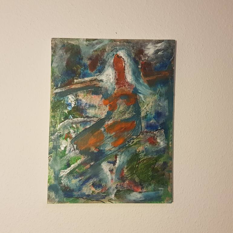 Original Conceptual Abstract Painting by Baki Ili