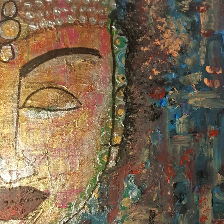 Original Abstract Expressionism Abstract Painting by Baki Ili