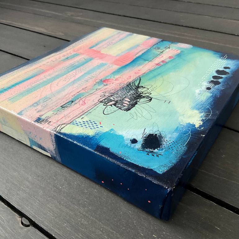 Original Modernism Abstract Painting by Marie-Eve Lachance