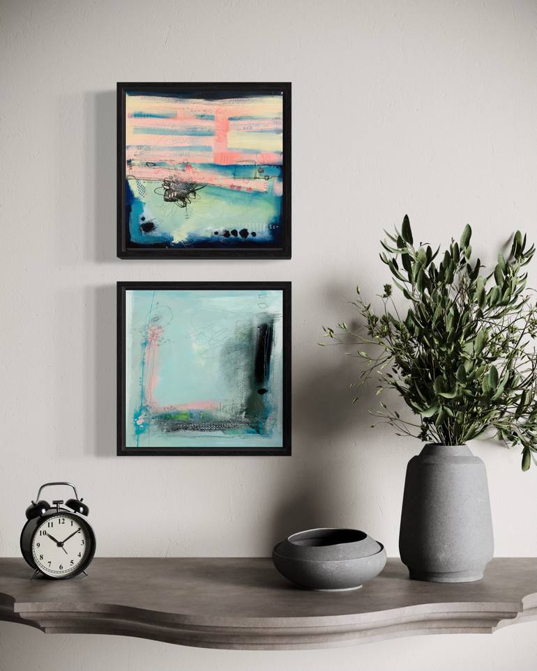 Original Modernism Abstract Painting by Marie-Eve Lachance