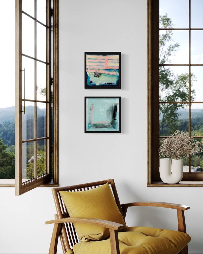 Original Modernism Abstract Painting by Marie-Eve Lachance