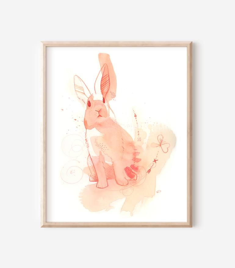 Original Figurative Animal Painting by Marie-Eve Lachance