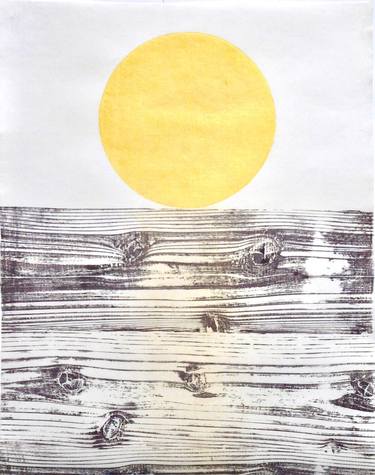 Original Abstract Landscape Printmaking by Mia O