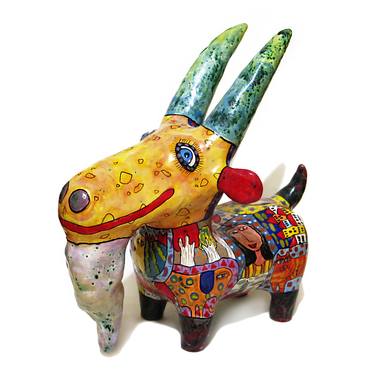Original Art Deco Animal Sculpture by Sergey Gerasimenko