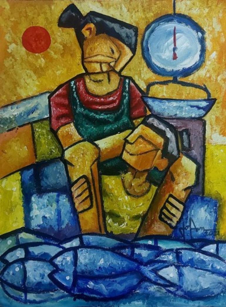 Ako Naman Po Nanay #2 Painting by Joel JOPAN Panarigan | Saatchi Art