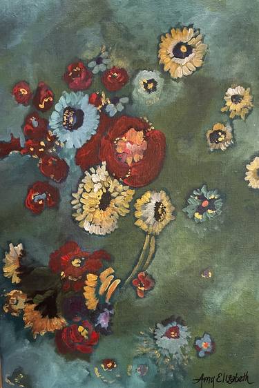 Original Floral Paintings by Amy Elizabeth Davis
