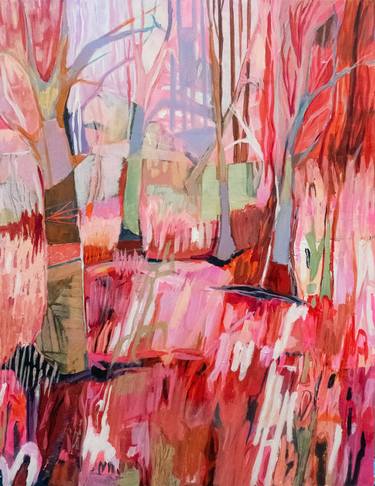 Original Abstract Landscape Paintings by Rosa Ines Vera
