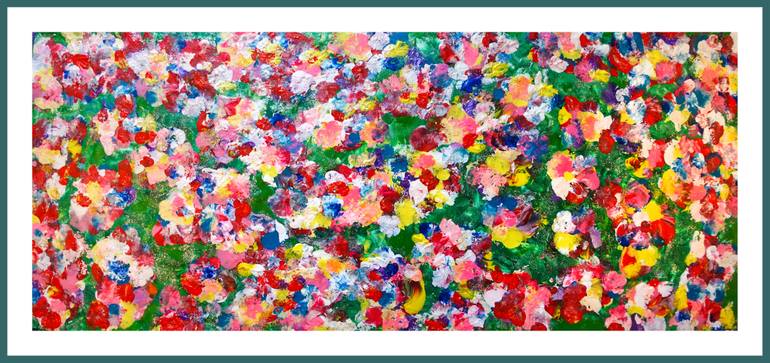 Original Abstract Expressionism Abstract Painting by Silva Krajnc