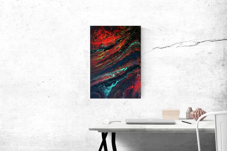 Original Modern Abstract Painting by Silva Krajnc