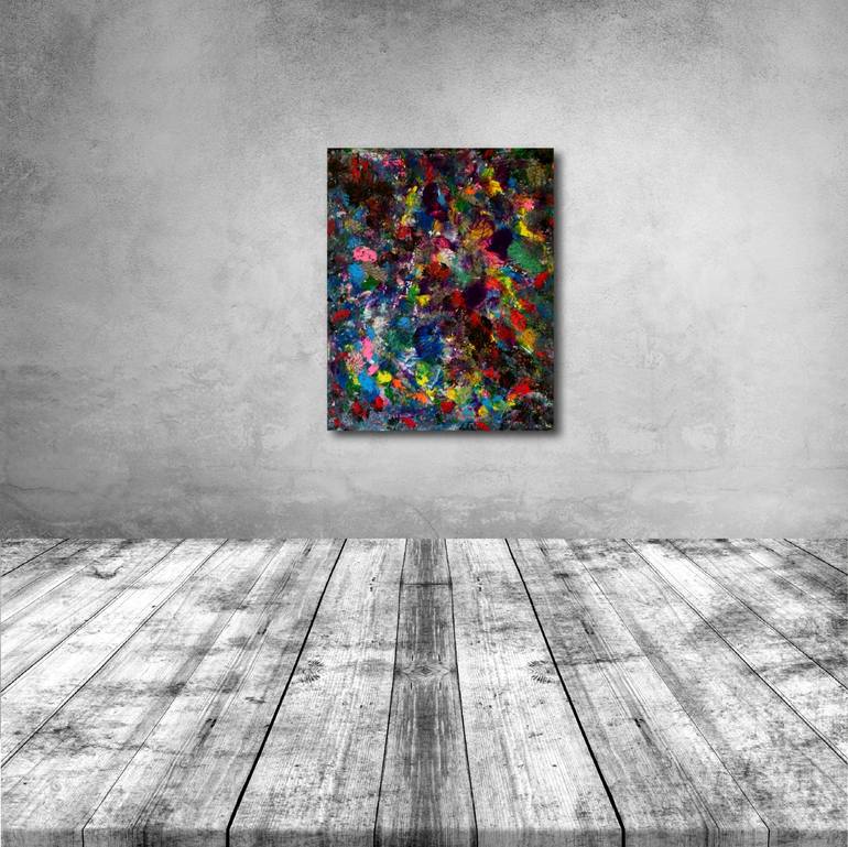 Original Abstract Expressionism Abstract Painting by Silva Krajnc