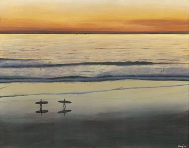 Print of Photorealism Seascape Paintings by Doug Crozier