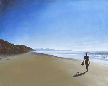 Original Photorealism Beach Paintings by Doug Crozier