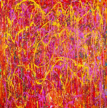 Original Abstract Painting by Caroline Boff