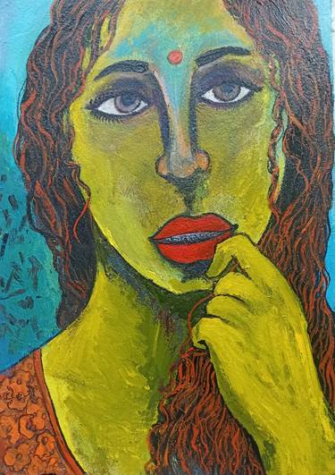 Original People Paintings by Sangita Fand kadam