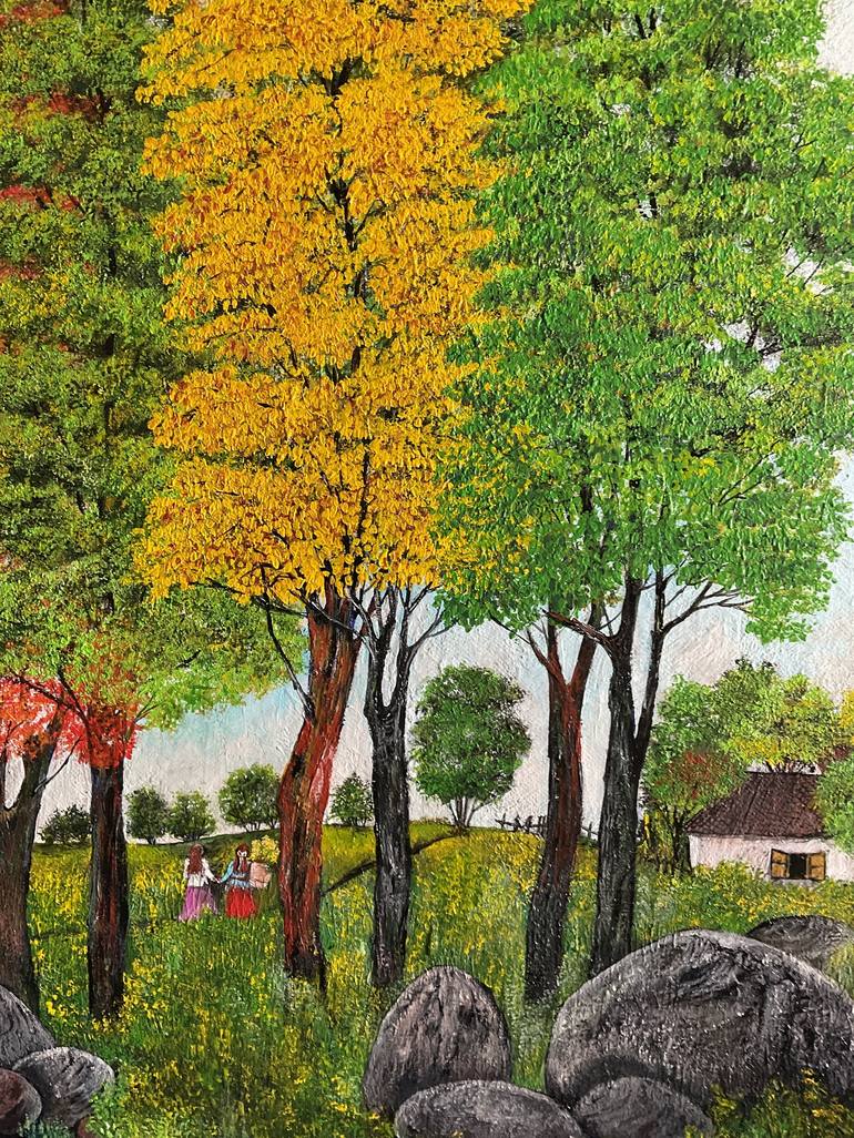 Original Landscape Painting by Sangita Fand kadam