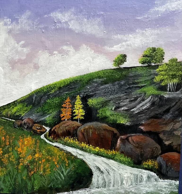 Original Landscape Painting by Sangita Fand kadam