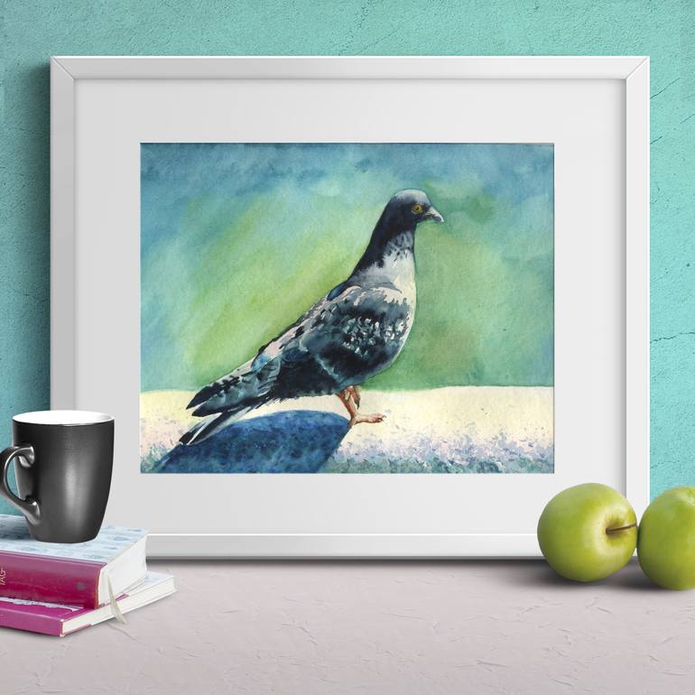 Original Modernism Animal Painting by Alexandra Kozhevnikova