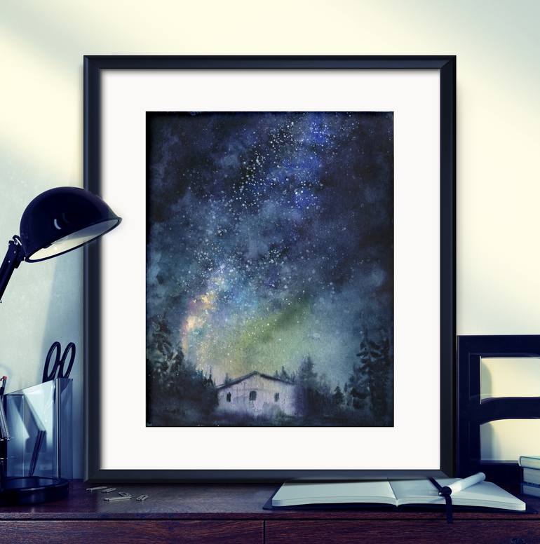 Original Modernism Nature Painting by Alexandra Kozhevnikova