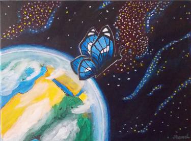 Butterfly in space thumb