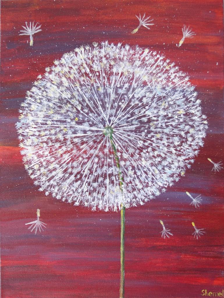Dandelion Painting
