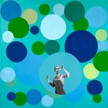 Swimmer in Blue by Theresa Gooby