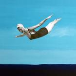 Flying Diver by Theresa Gooby