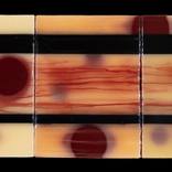 untitled #19 (at 1/2°; lines and dots series) by Robert Rustermier