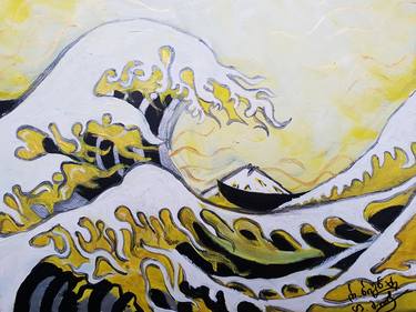 Under the wave off kanagawa _ Katsushika Sokusai Painting thumb