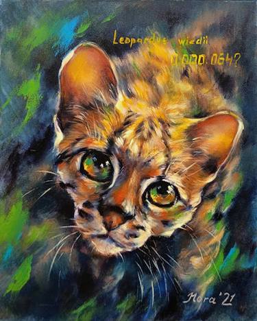 Print of Cats Paintings by Eleonora Taranova